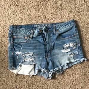 American Eagle Stretch Distressed Shorts